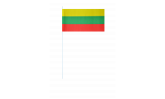 Bandiera di Carta Lituania - 12 x 24 cm