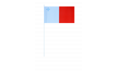 Bandiera di Carta Malta - 12 x 24 cm