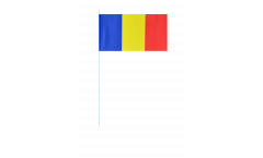 Bandiera di Carta Romania - 12 x 24 cm