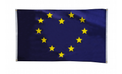 Bandiera da balcone Bandiera cuore Europa - 90 x 150 cm