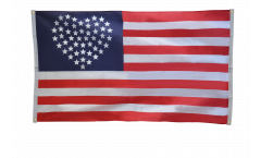 Bandiera da balcone Bandiera cuore USA - 90 x 150 cm