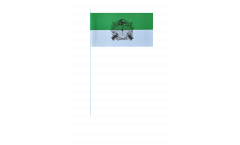 Bandiera di Carta Festa del tiro a segno con Stemmi - 12 x 24 cm