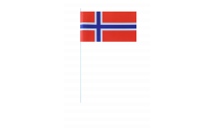 Bandiera di Carta Norvegia - 12 x 24 cm