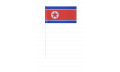 Bandiera di Carta Corea del Nord - 12 x 24 cm