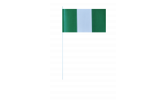 Bandiera di Carta Nigeria - 12 x 24 cm