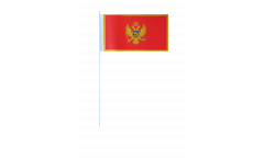 Bandiera di Carta Montenegro - 12 x 24 cm