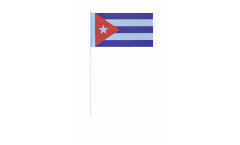 Bandiera di Carta Cuba - 12 x 24 cm