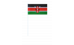 Bandiera di Carta Kenia - 12 x 24 cm