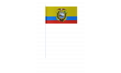 Bandiera di Carta Ecuador - 12 x 24 cm
