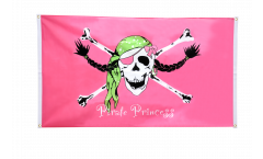 Bandiera da balcone Pirate Princess Pirata Principesa - 90 x 150 cm