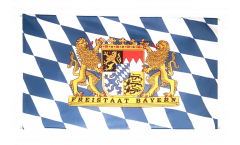 Bandiera da balcone Germania Baviera Freistaat Bayern - 90 x 150 cm