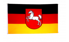 Bandiera da balcone Germania Bassa Sassonia - 90 x 150 cm
