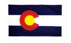 Bandiera da balcone USA Colorado - 90 x 150 cm