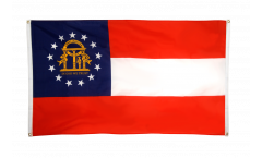 Bandiera da balcone USA Georgia - 90 x 150 cm