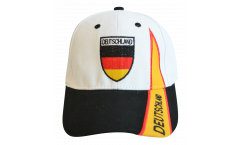 Cappellino / Berretto Germania bianco, fan