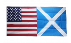 Bandiera dell'amicizia USA - Scozia - 90 x 180 cm
