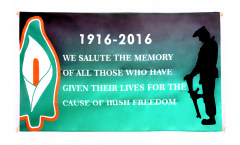Bandiera da balcone Irlanda Irish Freedom 1916-2016 - 90 x 150 cm