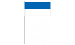 Bandiera di Carta blu-bianca - 12 x 24 cm