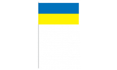 Bandiera di Carta Ucraina - 12 x 24 cm