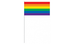 Bandiera di Carta Arcobaleno - 12 x 24 cm