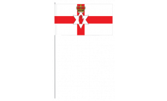 Bandiera di Carta Irlanda del nord - 12 x 24 cm