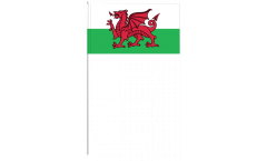 Bandiera di Carta Galles - 12 x 24 cm