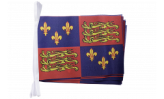 Cordata Regno Unito Royal Banner 1485-1547 Enrico VII ed Enrico VIII - 15 x 22 cm