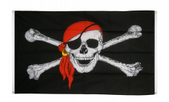Bandiera da balcone Pirata con bandana - 90 x 150 cm