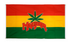 Bandiera da balcone Marijuana - 90 x 150 cm