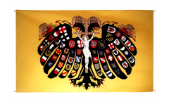 Bandiera da balcone Sacro Romano Impero Germanico Aquila bicipite - 90 x 150 cm