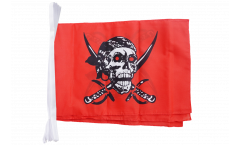 Cordata Pirata su un panno rosso - 30 x 45 cm
