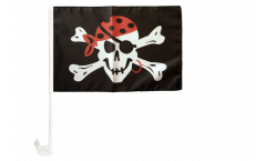 Bandiera per auto Pirata one eyed Jack - 30 x 40 cm