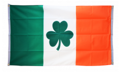 Bandiera da balcone Irlanda con Shamrock - 90 x 150 cm