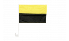Bandiera per auto gialla-nera - 30 x 40 cm