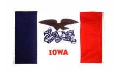 Bandiera da balcone USA Iowa - 90 x 150 cm