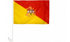 Bandiera per auto Italia Sicilia - 30 x 40 cm