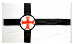 Bandiera da balcone Società segreta Cavalieri templari - 90 x 150 cm
