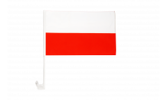 Bandiera per auto Polonia - 30 x 40 cm