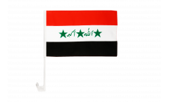 Bandiera per auto Iraq vecchia 1991-2004 - 30 x 40 cm