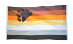 Bandiera da balcone Gay Pride Bear - 90 x 150 cm