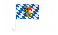Bandiera per auto Germania Baviera con stemma - 30 x 40 cm