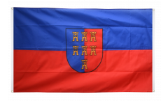 Bandiera da balcone Sassoni di Transilvania - 90 x 150 cm