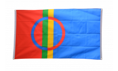 Bandiera da balcone Sápmi Lapponia - 90 x 150 cm