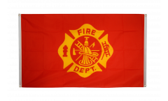 Bandiera da balcone USA US Fire Department - 90 x 150 cm