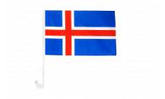 Bandiera per auto Islanda - 30 x 40 cm