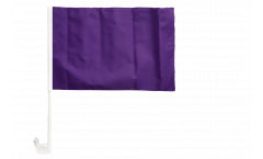 Bandiera per auto Unicolore Lilla - 30 x 40 cm