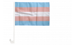 Bandiera per auto Transgender Pride - 30 x 40 cm