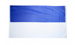 Bandiera da balcone blu-bianca - 90 x 150 cm
