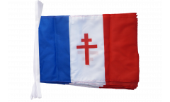 Cordata Francia con la croce di Lorena - 30 x 45 cm