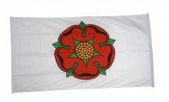 Bandiera da balcone Regno Unito Lancashire red rose - 90 x 150 cm